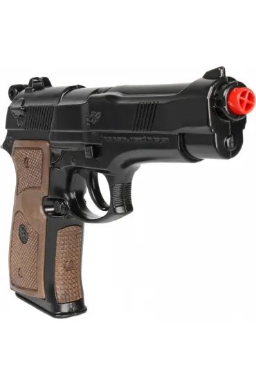 Pistolet policyjny metalowy 8 naboi Gonher