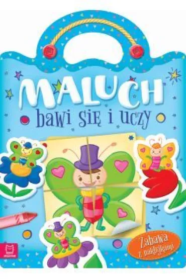 MALUCH BAWI SI� I UCZY. ZABAWA Z NAKLEJKAMI