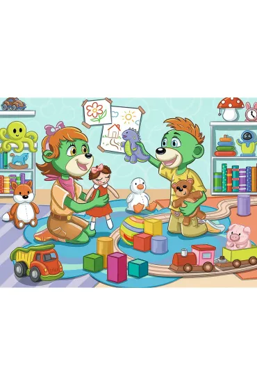 Puzzle 30 el. Radosna Rodzina Treflik�w