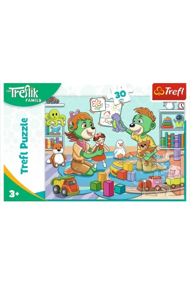Puzzle 30 el. Radosna Rodzina Treflik�w
