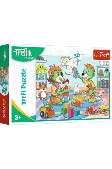 Puzzle 30 el. Radosna Rodzina Treflik�w
