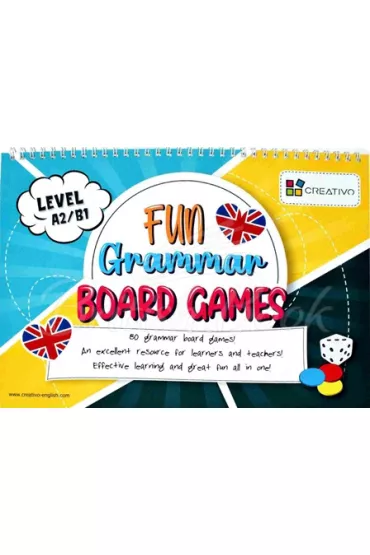 Karty j�zykowe Angielski Fun Grammar Board Games level A2/B1 - Pawe� Dwornik