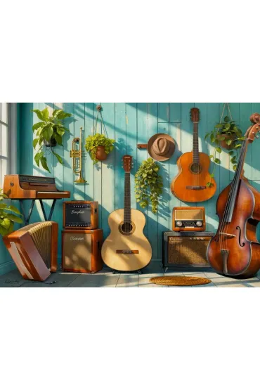 Puzzle 1000 el. Garage Tunes CherryPazzi