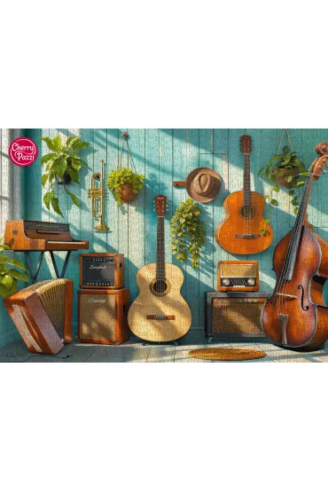 Puzzle 1000 el. Garage Tunes CherryPazzi