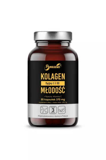 Panaseus Kolagen typu I i III Modo Suplement diety 50 kaps.