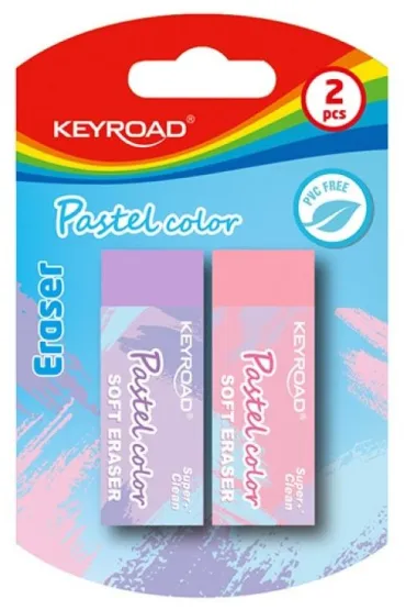 Keyroad Gumka pastelowa 2 szt.