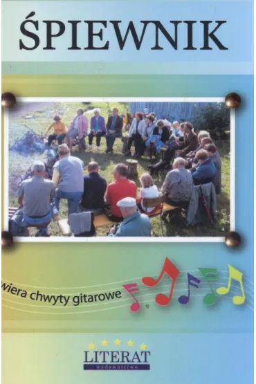 �piewnik zawiera chwyty gitarowe