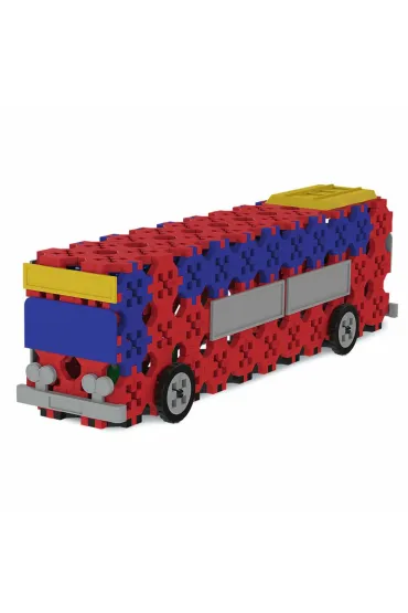 Klocki Connect - Autobus / Auto z naczep� M