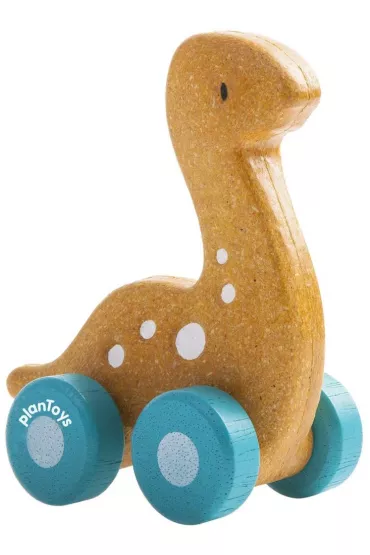 Pojazd drewniany Dinozaur diplo Plan Toys
