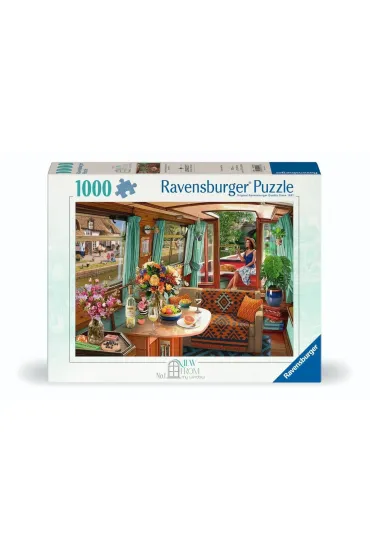 Puzzle 1000 Canal Boat Ravensburger