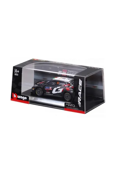Bburago Model 1:43 Toyota GR Yaris Rally1 Hybrid 33 Elfyn Evans 18-38316