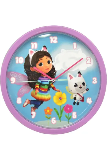 Zegar �cienny 25 cm Koci Domek Gabi KIDS EUROSWAN