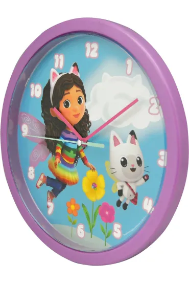 Zegar �cienny 25 cm Koci Domek Gabi KIDS EUROSWAN