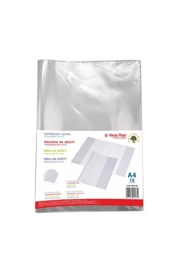 Panta Plast Ok�adka na zeszyt A4 PCV (10 szt)