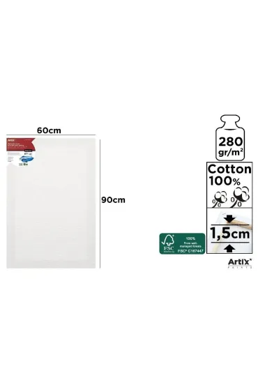 Artix Podobrazie 60x90x1.5cm, 380g