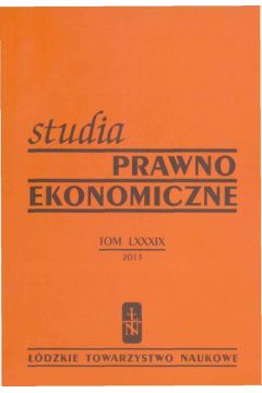 ePrasa Studia Prawno-Ekonomiczne t. 89/2013
