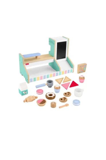 Fisher-Price. Drewniana kawiarenka Mattel
