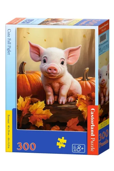 Puzzle 300 el. Cute Fall Piglet Castorland
