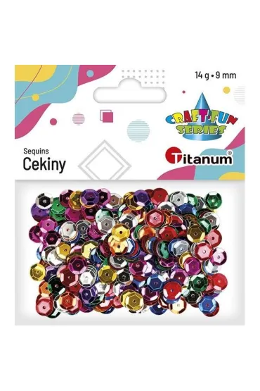 Titanum Cekiny okr�g�e 9 mm, 14g