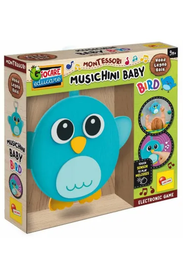 Montessori Baby Wood - Muzyczny ptaszek Lisciani