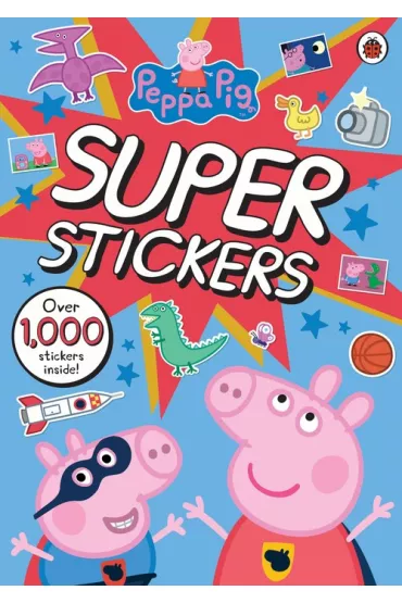 Super Stickers Activity Book. Peppa Pig wer. angielska - Peppa Pig