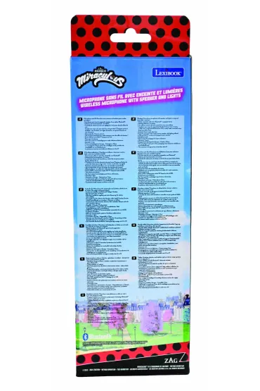 Mikrofon bluetooth z g�o�nikiem Miraculous Lexibook MIC260MI