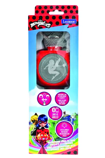 Mikrofon bluetooth z g�o�nikiem Miraculous Lexibook MIC260MI