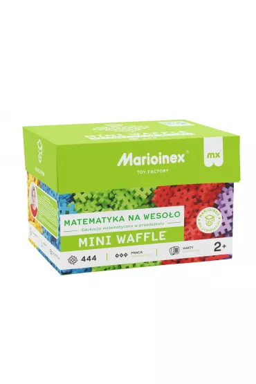 Klocki konstrukcyjne Wafle mini edu Matematyka na weso�o 444 element�w
