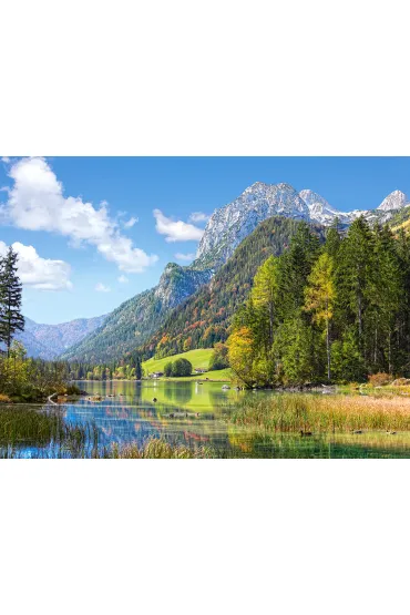 Puzzle 2000 el. Mountain Refuge in the Alps Castorland