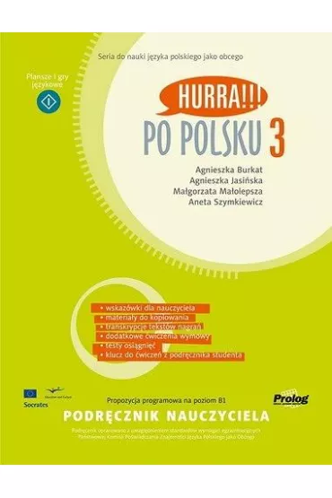 Hurra!!! Po polsku 3. Podr�cznik nauczyciela - Agnieszka Burkat, Agnieszka Jasi�ska, Ma�gorzata Ma