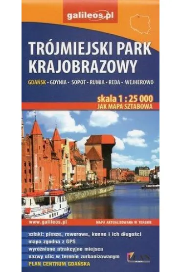 Tr�jmiejski Park Krajobrazowy 1:25000 Galileos