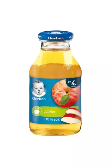 Gerber Sok 100% jab�ko dla niemowl�t po 4 miesi�cu 200 ml
