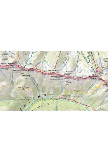 Tatry Wysokie i Bielskie Polskie i S�owackie mapa turystyczna 130 000 laminat 2026