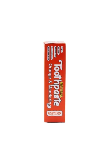 Babyton Naturalna pasta do zbw dla dzieci o smaku sodkich cytrusw bez fluoru 6m+ 50 g