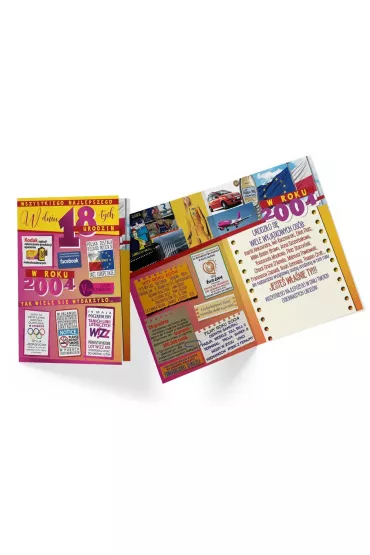 Kukartka Karnet V-025 Urodziny 18