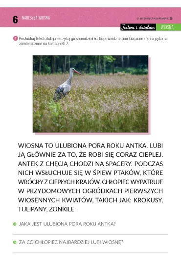 Jestem i dzia�am Wiosna Materia�y dla uczni�w z niepe�nosprawno�ci� intelektualn� - Weronika  Ziemak