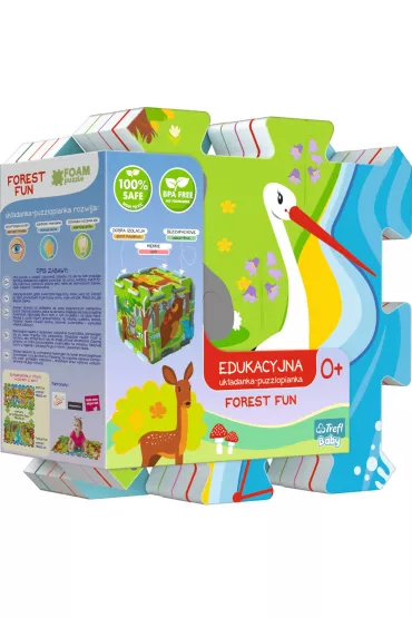 Puzzle Puzzlopianka Edukacyjna Forest Fun Trefl
