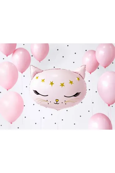 PartyDeco Balon foliowy Kotek 48x36cm