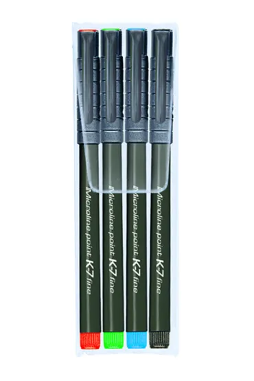 Kamet Cienkopis K-7 4 kolory