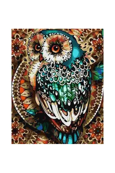 Twoje Hobby Malowanie po numerach - Sowa ornament 40x50cm