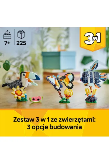 LEGO Creator Dzikie zwierz�ta: Tropikalny tukan 31173