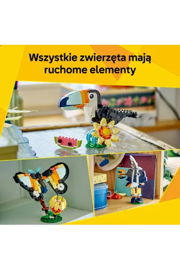 LEGO Creator Dzikie zwierz�ta: Tropikalny tukan 31173
