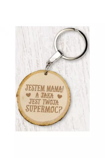 Kukartka Brelok Ekoart "Jestem mam�!..."
