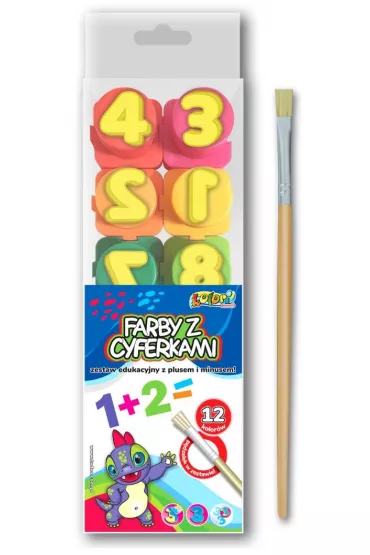 Penmate Farby z cyferkami Kolori 12 kolor�w