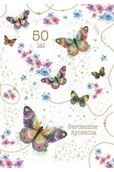 Trend Kartka okoliczno�ciowa Urodziny 50