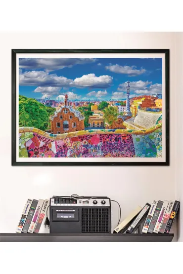 Puzzle 1000 el. HQ Park Guell Barcelona Clementoni
