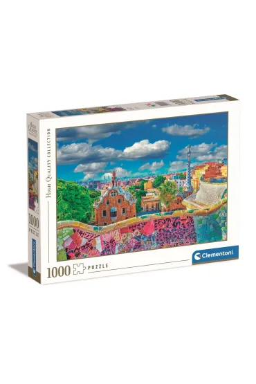 Puzzle 1000 el. HQ Park Guell Barcelona Clementoni
