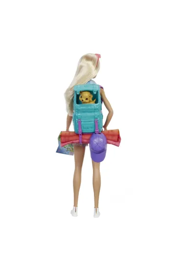 Barbie. Kemping Barbie Malibu Lalka + akcesoria HDF73 Mattel