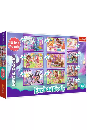Puzzle 10w1 Przygody Enchantimals Trefl
