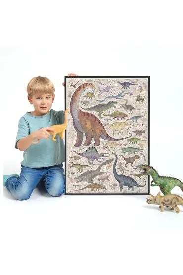 Puzzle Puzzlove CzuCzu 200 el. Dinozaury Bright Junior Media